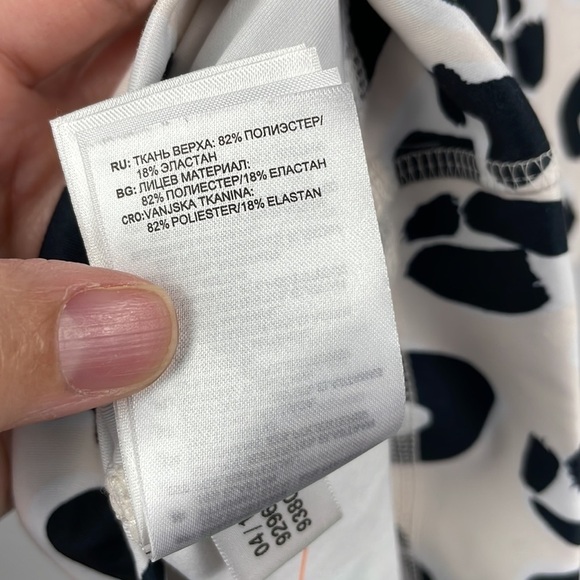 NWT Stella Sport Adidas Echo Pink Leopard Print Tank Top w/Built in Bra Size XS - Picture 7 of 7